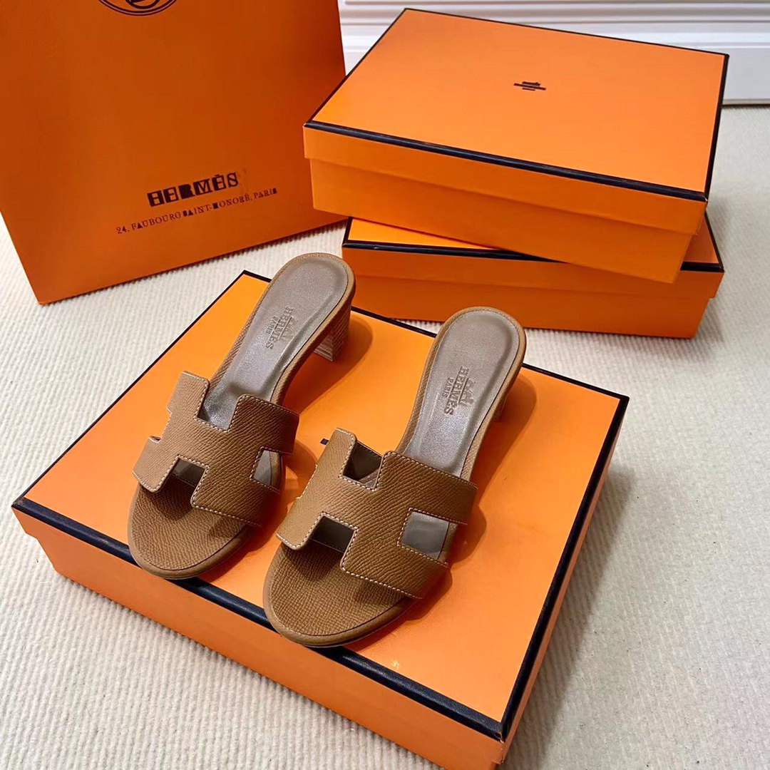 에르메스 올수공 오아시스 슬리퍼 샌들 앱송 28